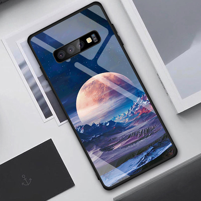 Painted Tempered Glass Phone Case