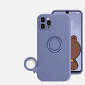 Liquid Silicone Phone Case with Ring Holder and Lens Protection