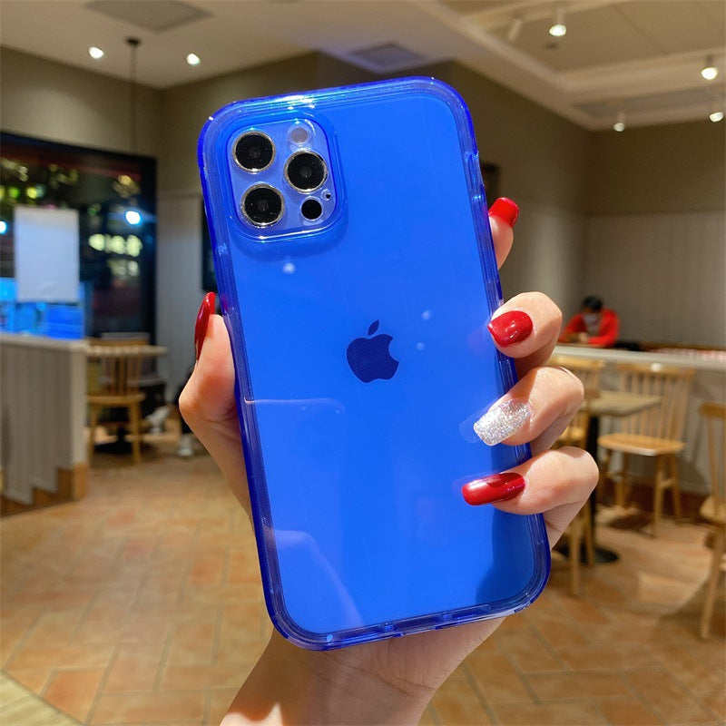 Transparent TPU Two-in-One Phone Case with PC Frame