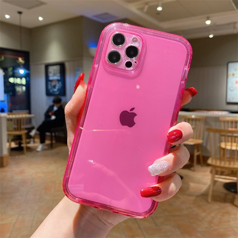 Transparent TPU Two-in-One Phone Case with PC Frame