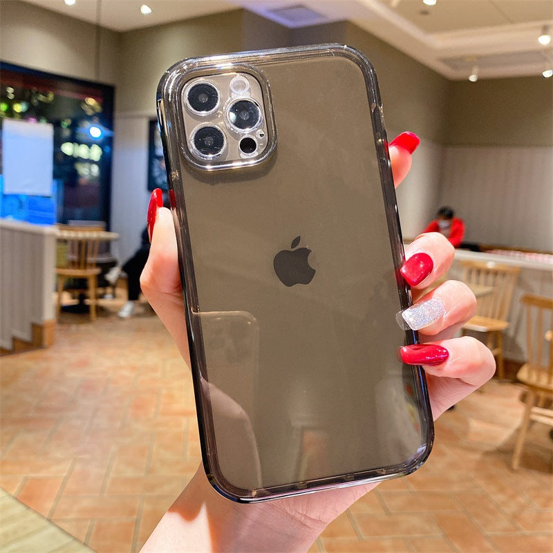 Transparent TPU Two-in-One Phone Case with PC Frame