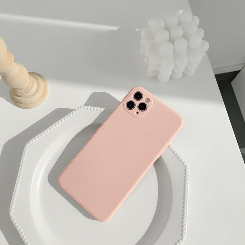 Solid Color Silicone Phone Case
