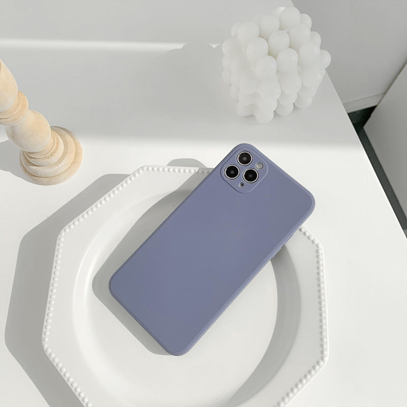 Solid Color Silicone Phone Case