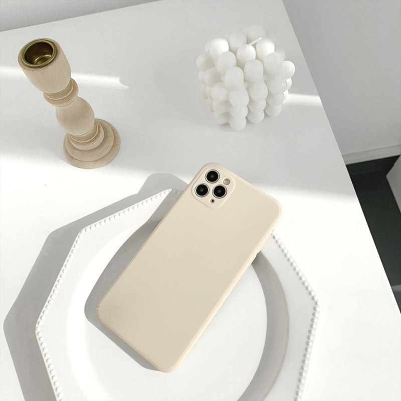 Solid Color Silicone Phone Case