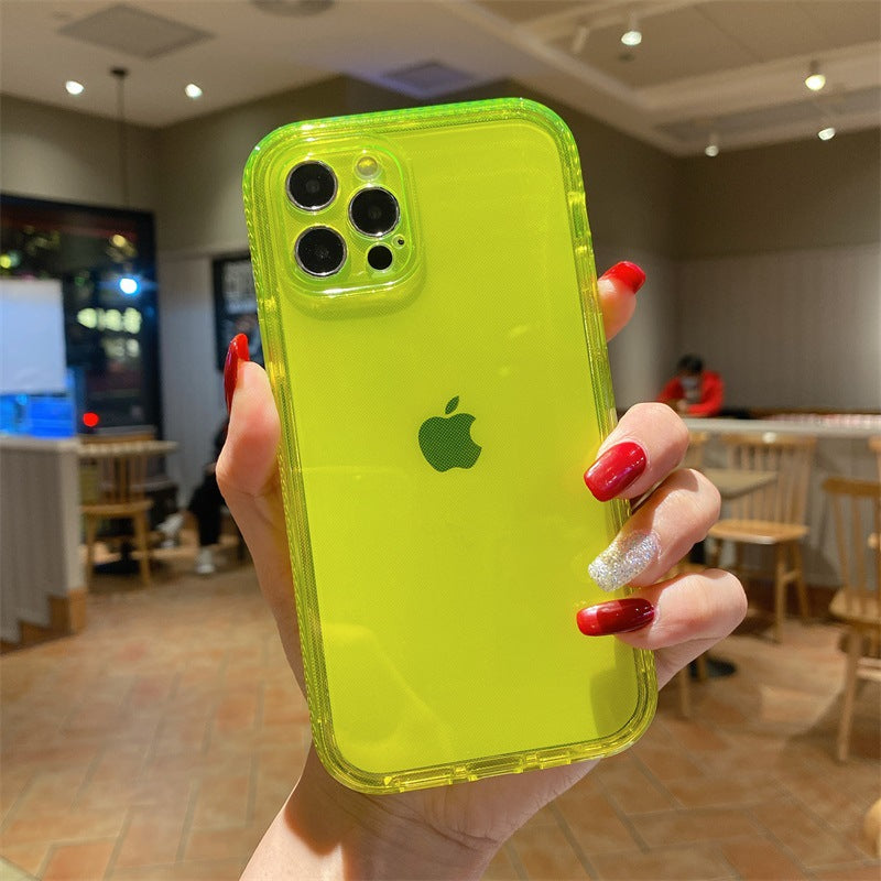 Transparent TPU Two-in-One Phone Case with PC Frame